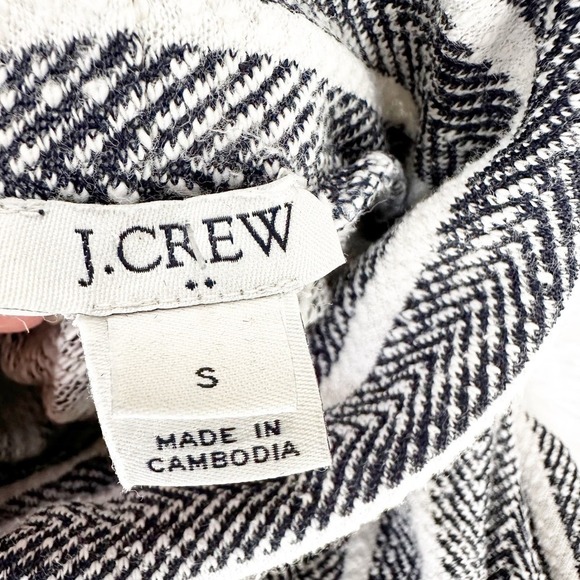 J.Crew Size Small Long Sleeve Top Cotton Blend Nautical - Picture 3 of 7
